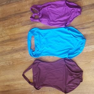 Lot of 3 M/L Adult Leotards